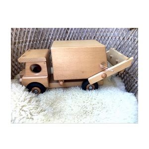 •Kinderkram vintage wooden garbage truck Waldorf•